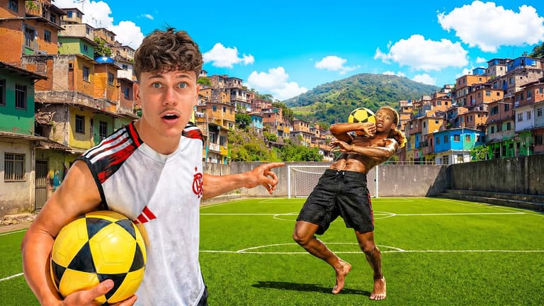 24h de foot dans les favelas — Alex Freestyle